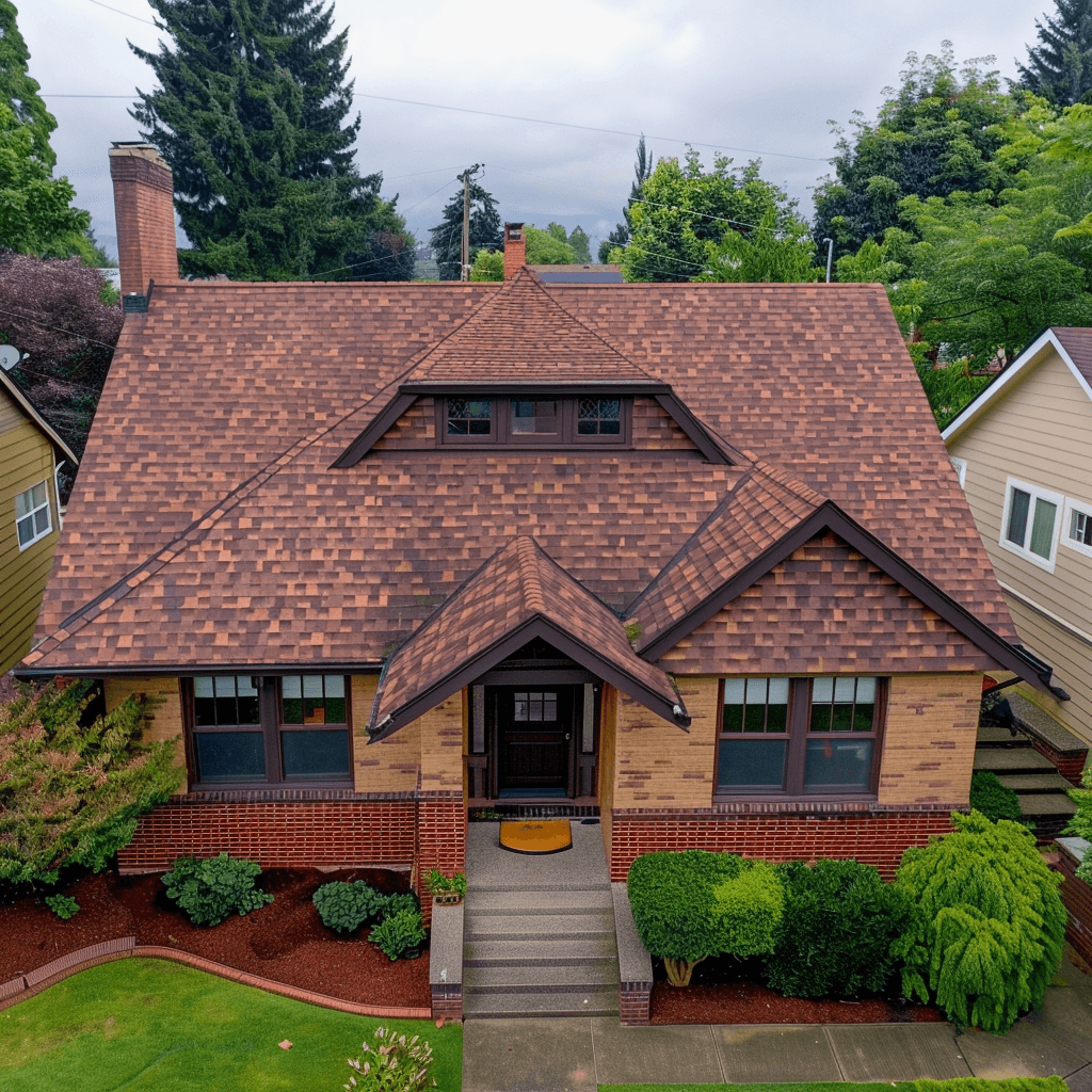 Completed residential roof replacement by PDX Roofing Pros in Portland Oregon